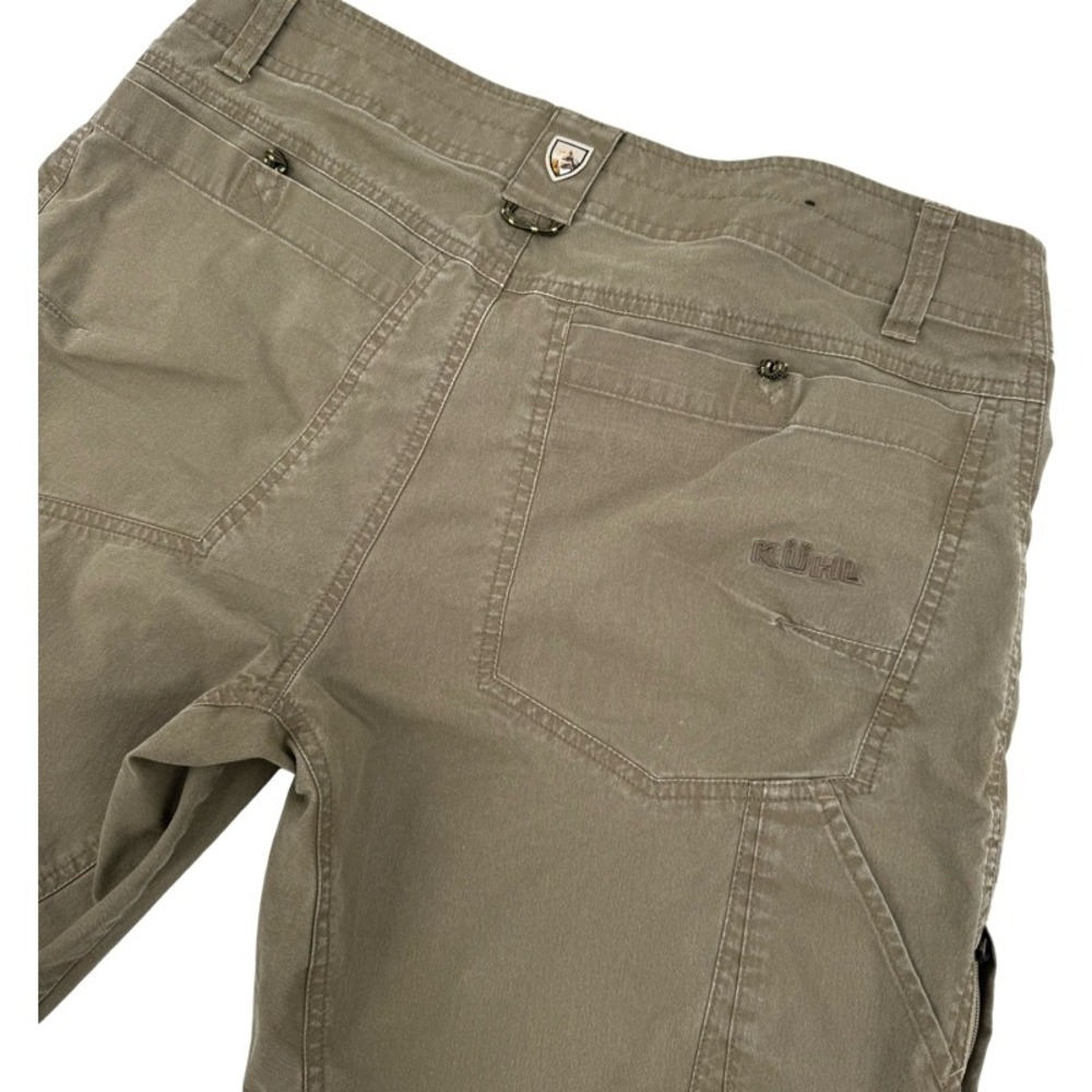 KUHL 32 Ramblr Shorts Olive Green Cotton Blend Outdoor Hiking Utility Gorpcore